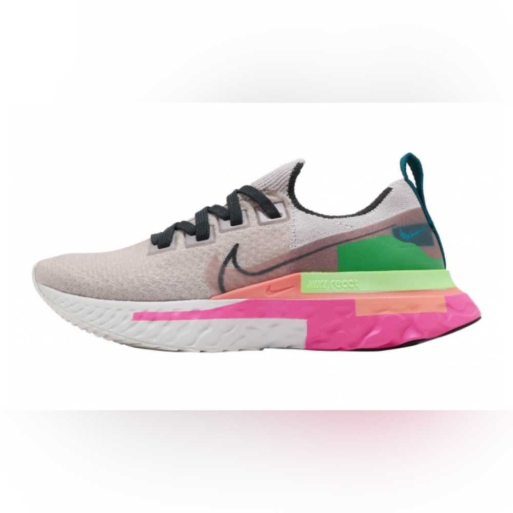 Nike React Infinity Run Flyknit Women Sz 8.5 Running Shoes Violet Ash CU0430-500